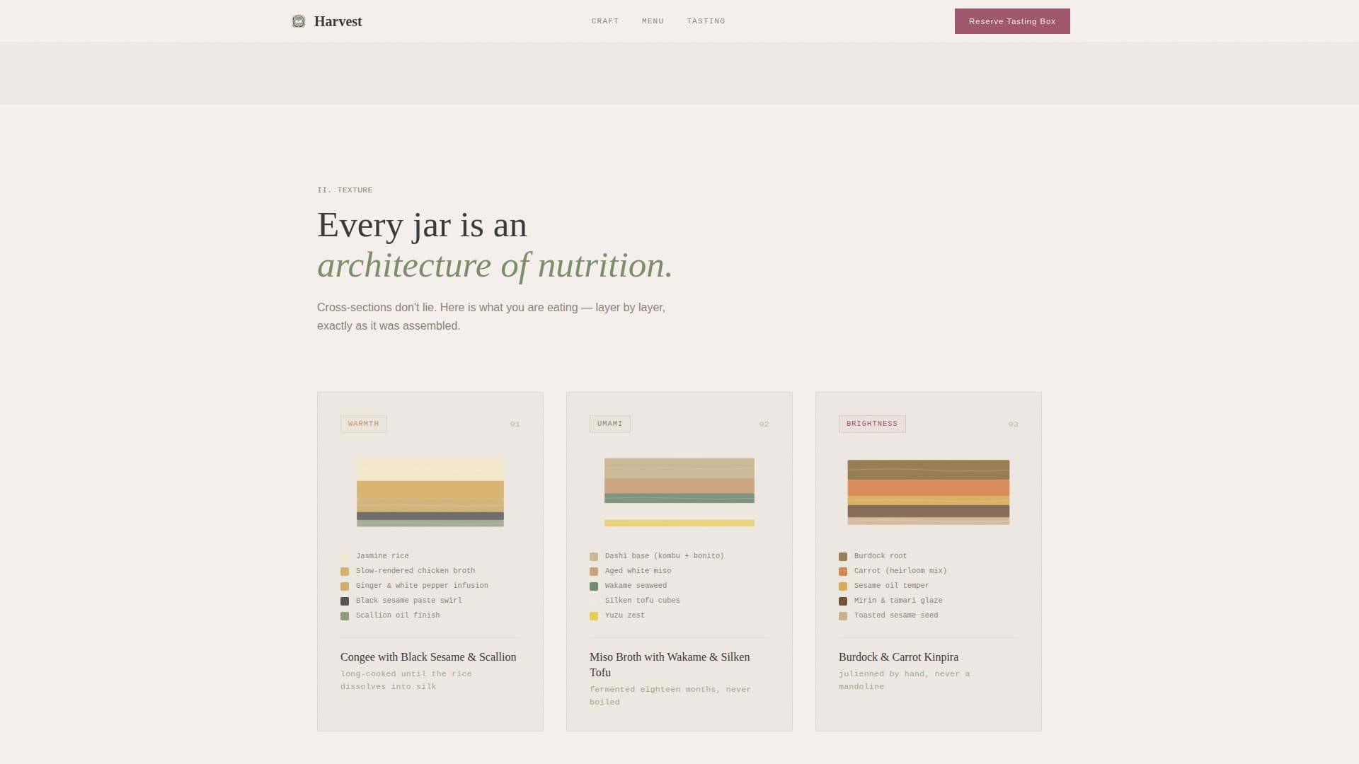 Harvest - Wholesome Mealdelivery Landing Page Template