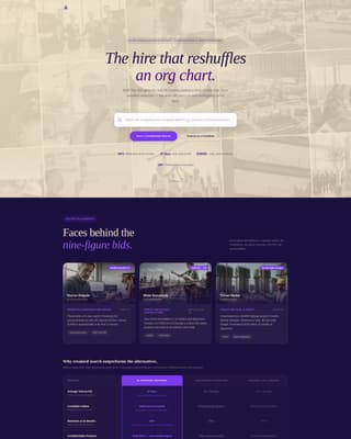 Construction - Modern Executive Landing Page Template