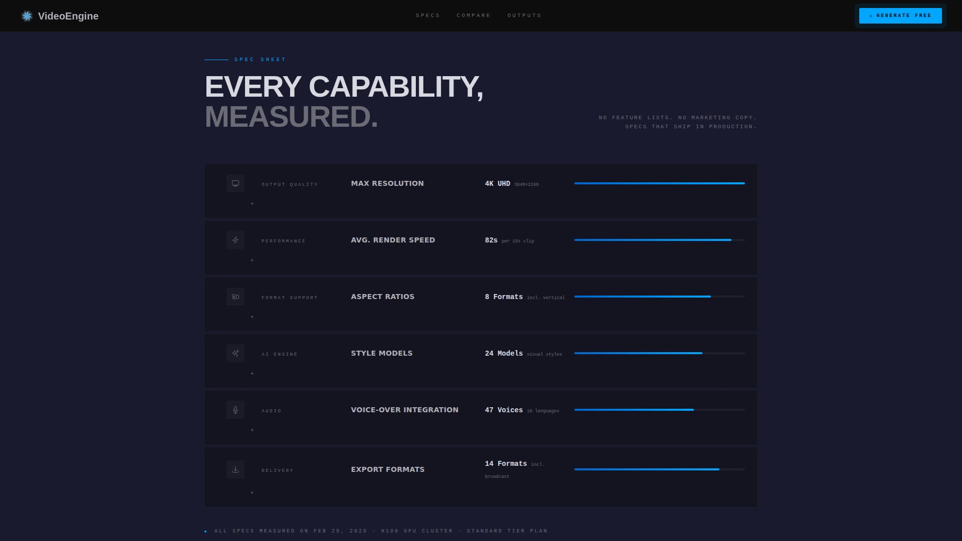 Videoengine - Instant AI Video Landing Page Template