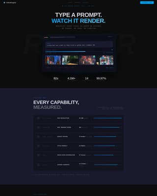 Videoengine - Instant AI Video Landing Page Template