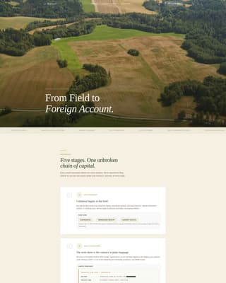 Harvest - Trusted Agricultural Landing Page Template