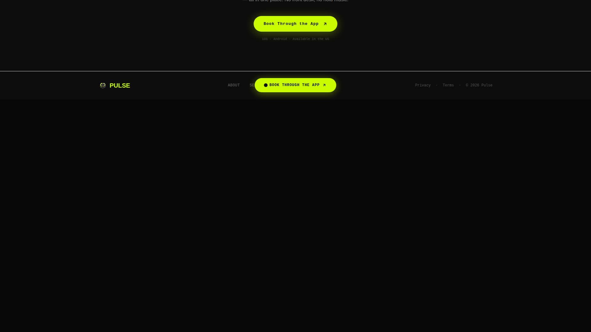 Pulse — Elite Fitness Coaching Landing Page Template