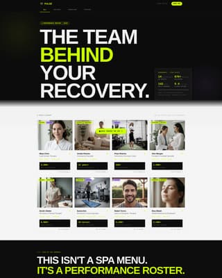 Pulse — Elite Fitness Coaching Landing Page Template