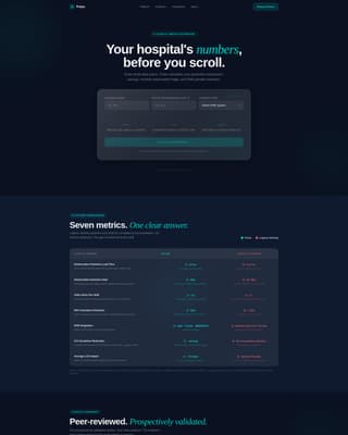 Pulse - Predictive Healthtech Landing Page Template