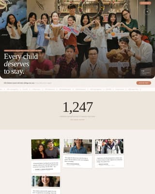 Hearth - Compassionate Childwelfare Landing Page Template