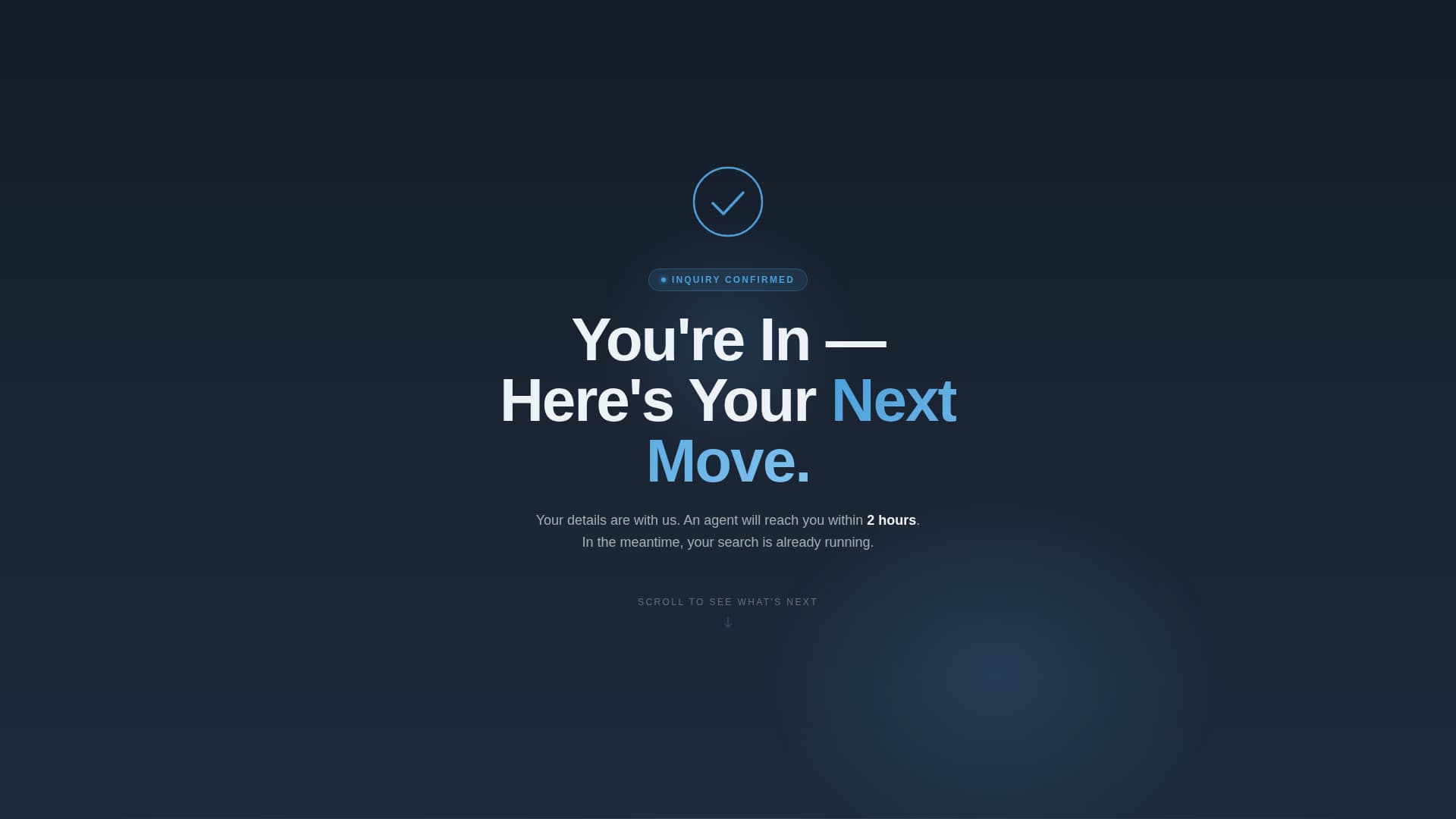 Real Estate Agency Booking Confirmation Website Template