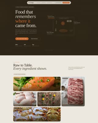 Forage - Artisan Paleo Landing Page Template