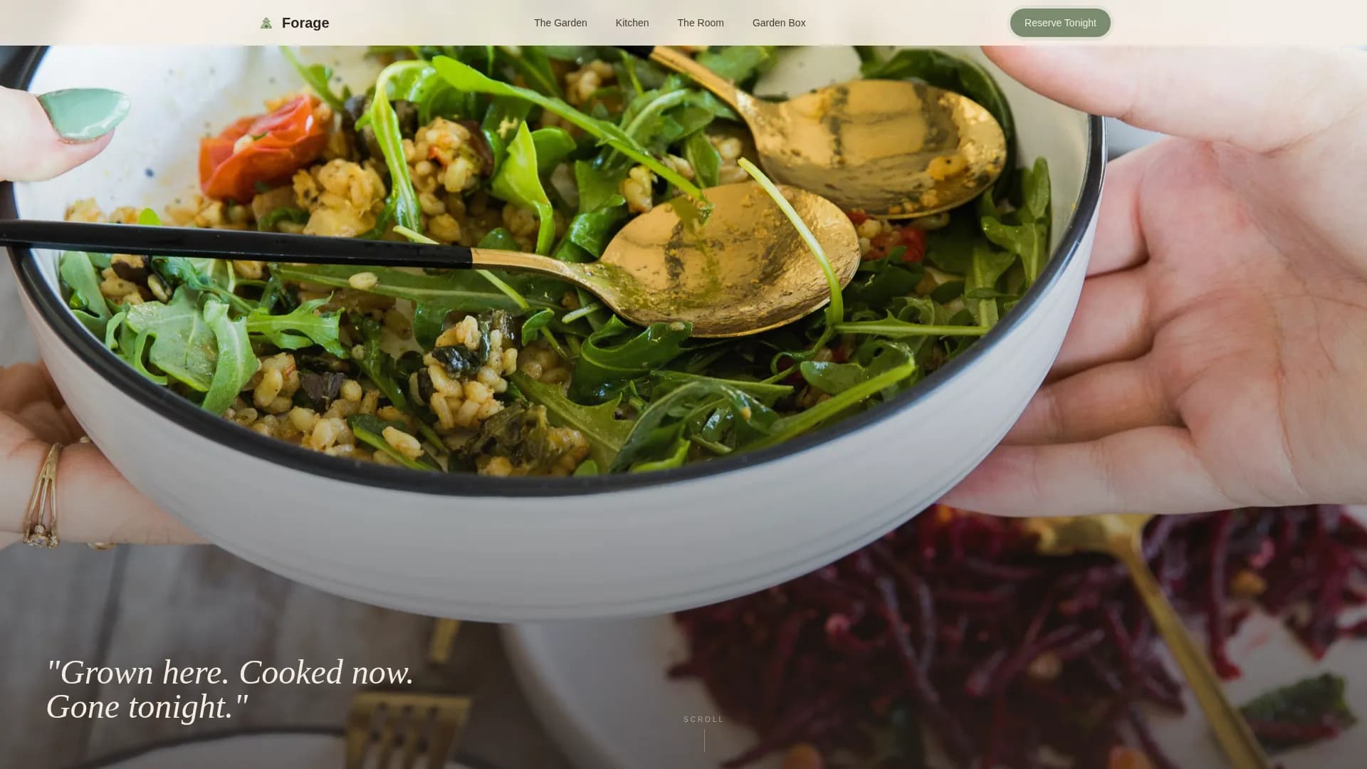 Wild — Gourmet Restaurant Landing Page Template