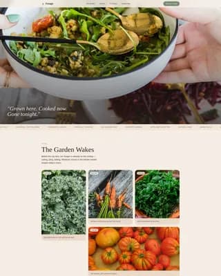 Wild — Gourmet Restaurant Landing Page Template