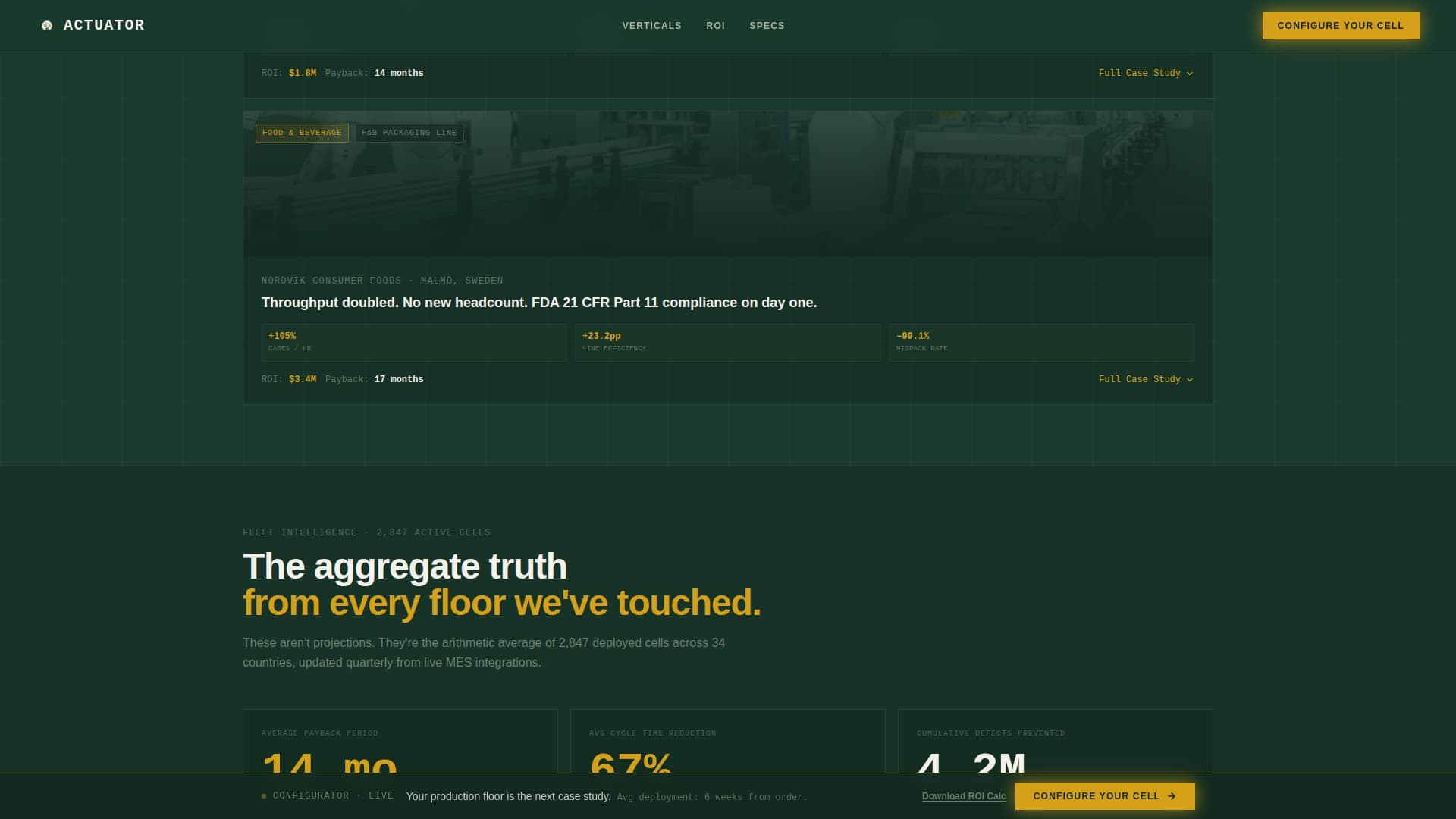 Actuator — Precision Automation Landing Page Template