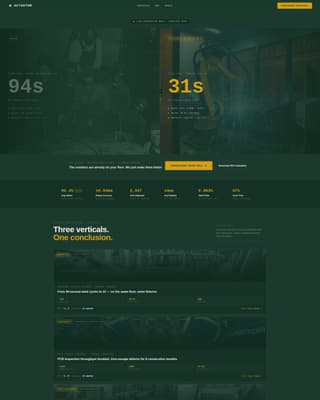 Actuator — Precision Automation Landing Page Template