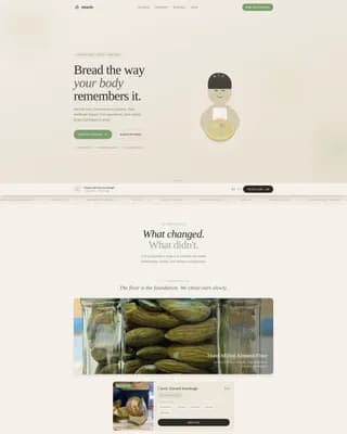 Stone — Wholesome Bakery Landing Page Template