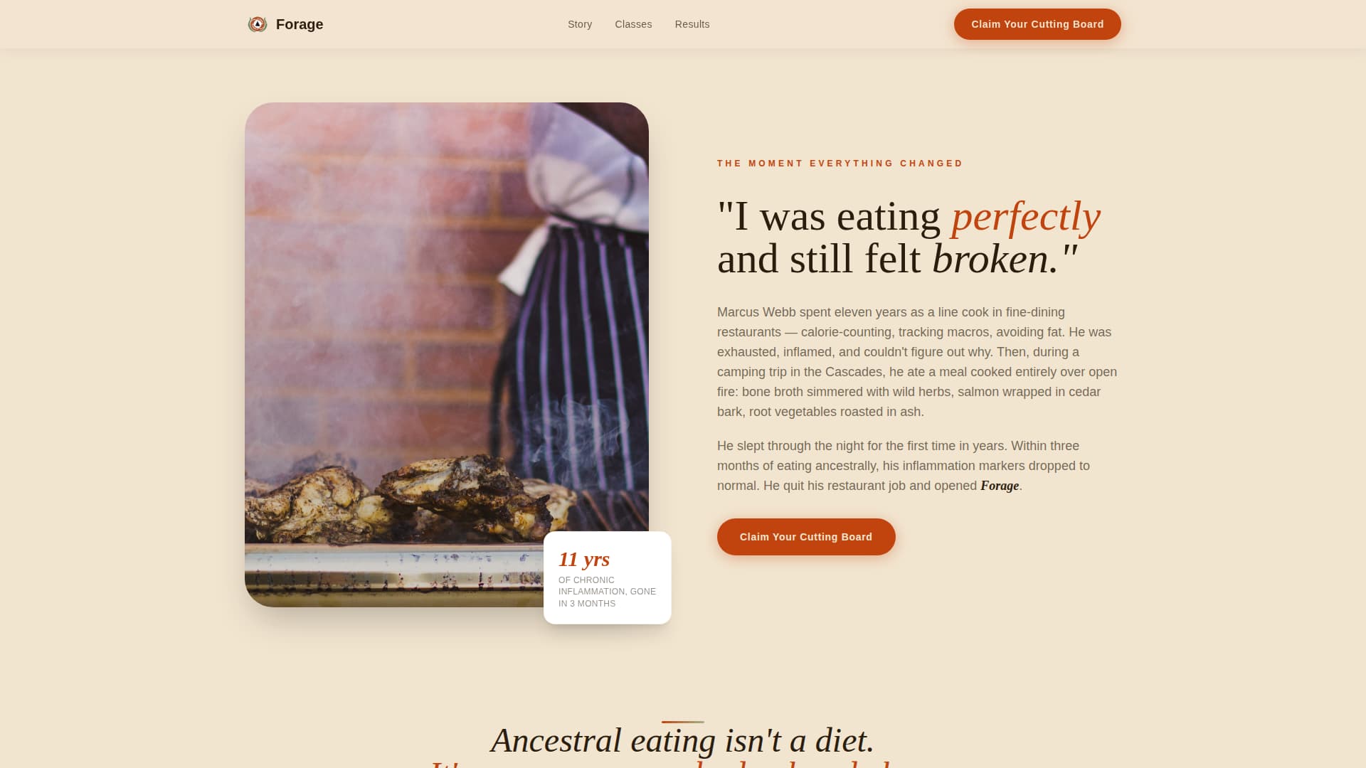 Paleo Food & Dining Booking Website Template