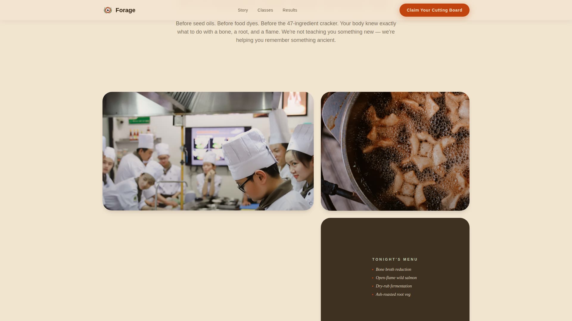 Paleo Food & Dining Booking Website Template