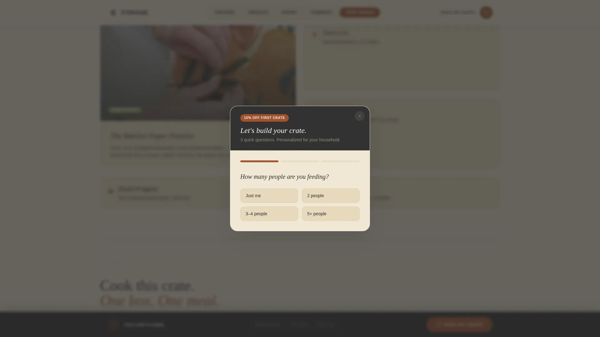 Market — Curated Grocery Delivery Landing Page Template