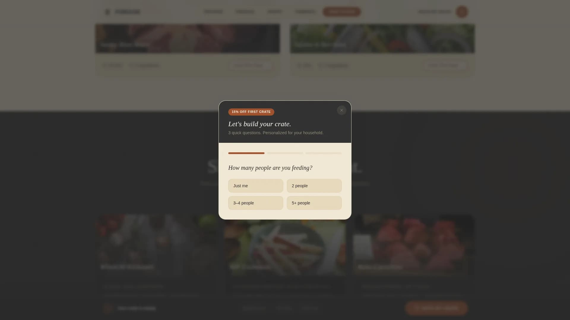 Market — Curated Grocery Delivery Landing Page Template