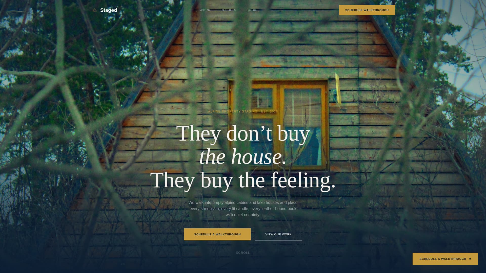 Staged - Transformative Mountainproperty Landing Page Template