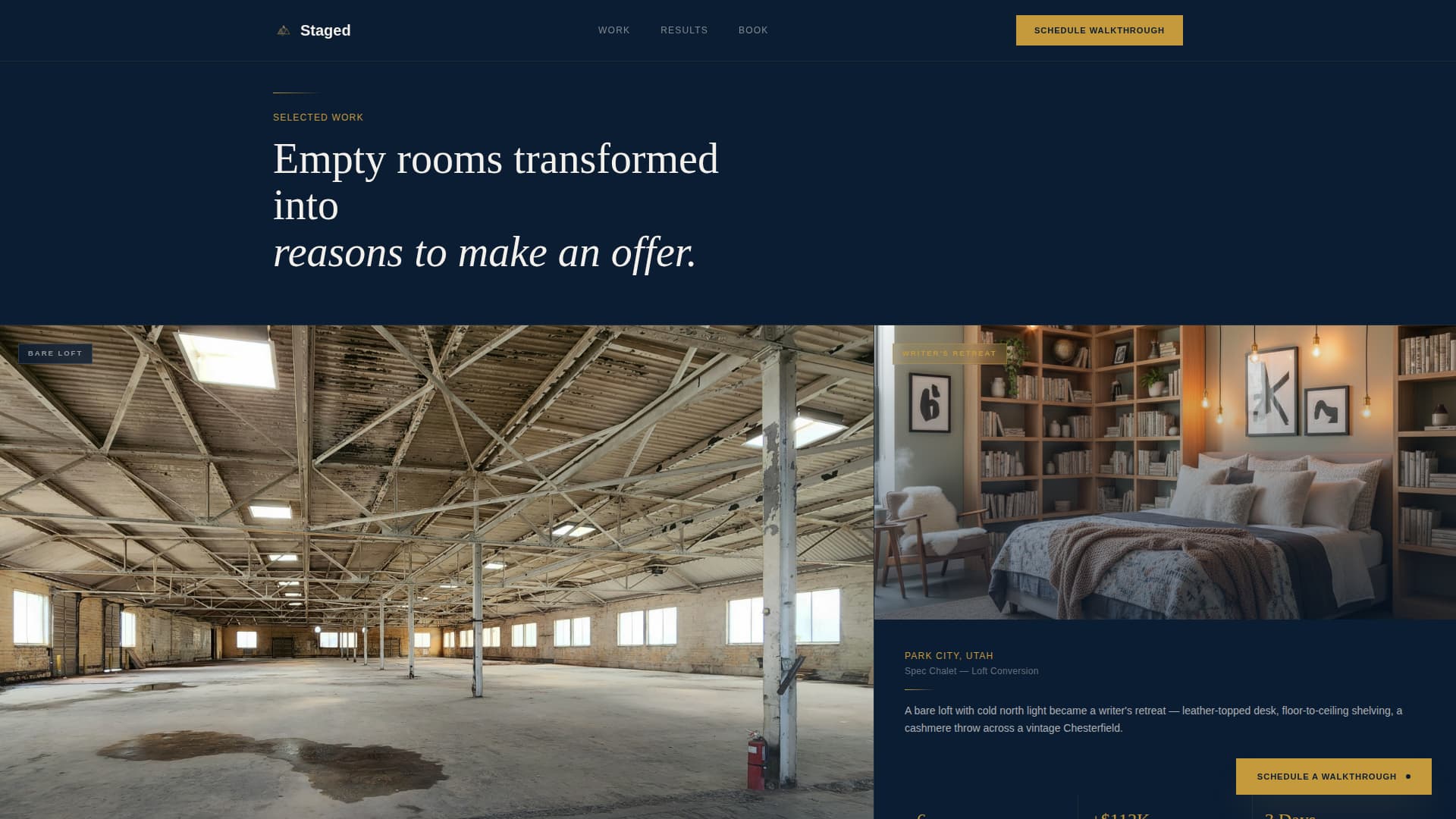 Staged - Transformative Mountainproperty Landing Page Template