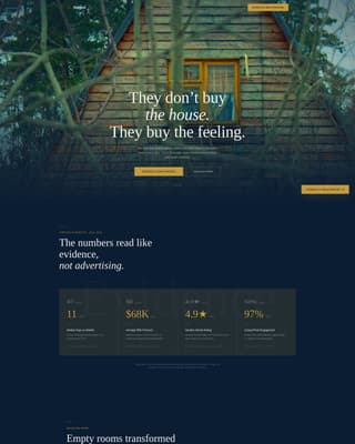 Staged - Transformative Mountainproperty Landing Page Template