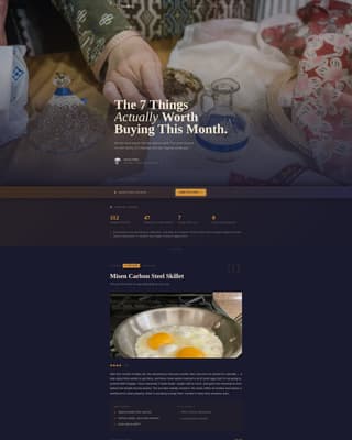 Review & Comparison Site Reviews Website Template