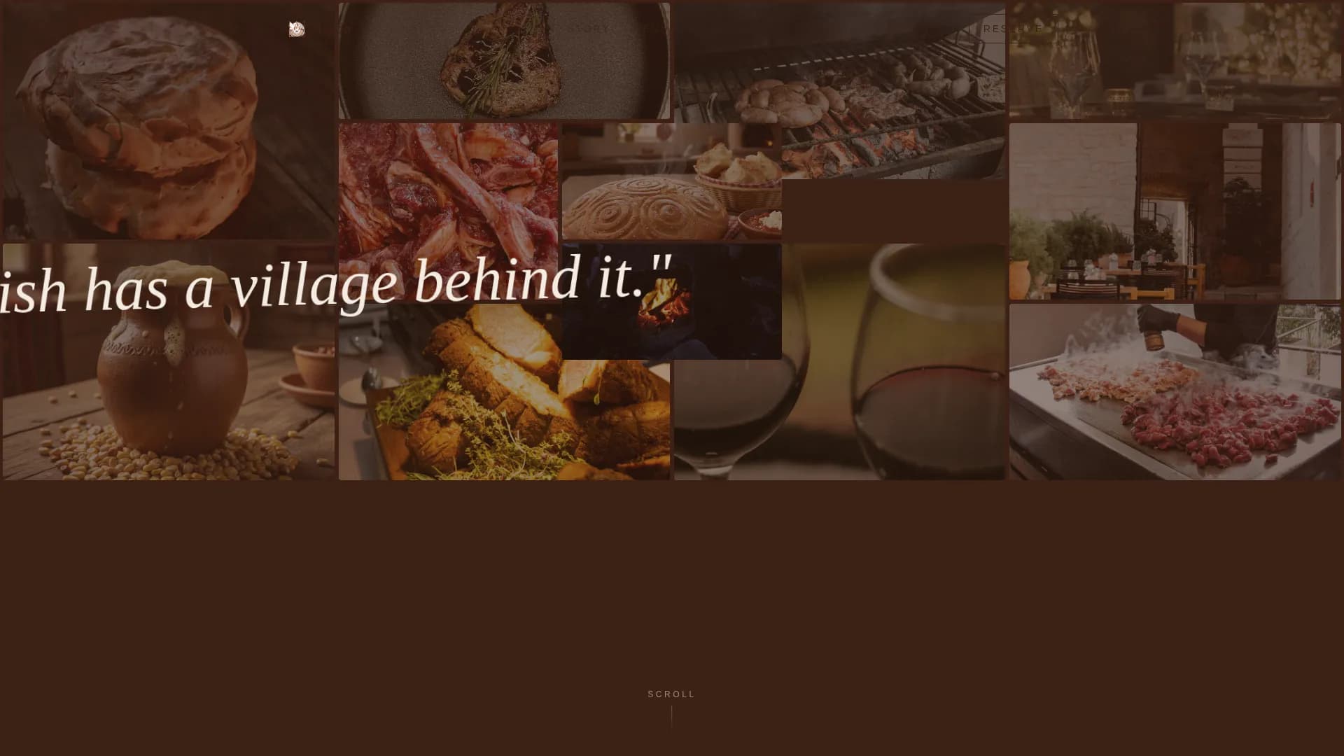 Asado - Authentic Paraguayan Restaurant Landing Page Template