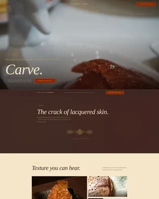 Pato — Elite Peking Duck Landing Page Template