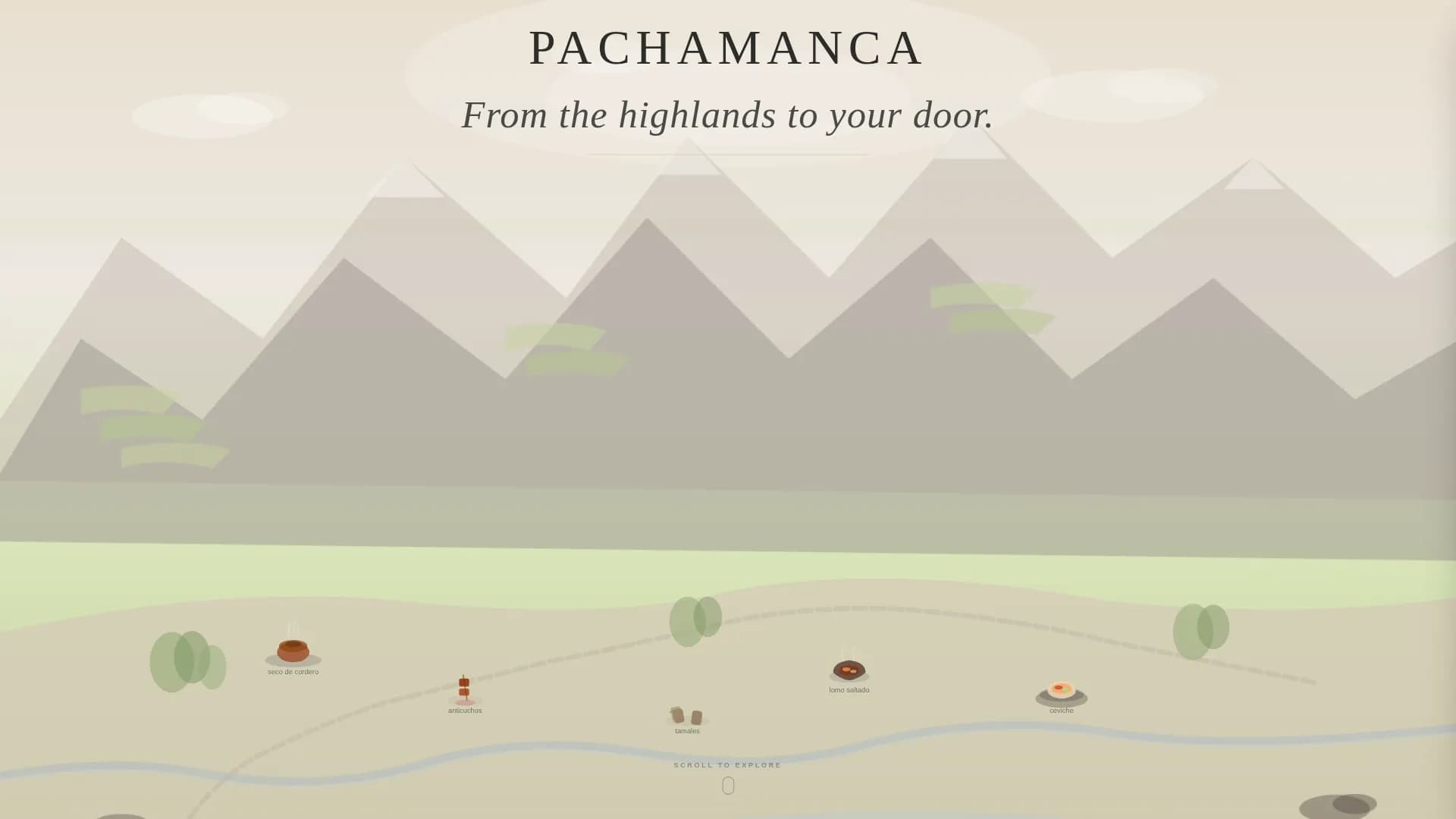 Huaca — Signature Peruvian Kitchen Landing Page Template