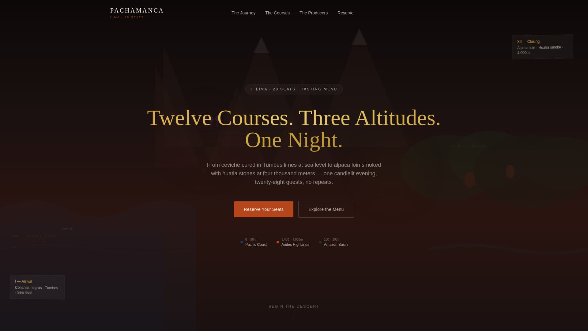 Peruvian Dining Blog Website Template