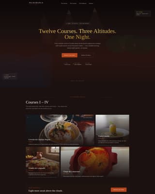 Peruvian Dining Blog Website Template