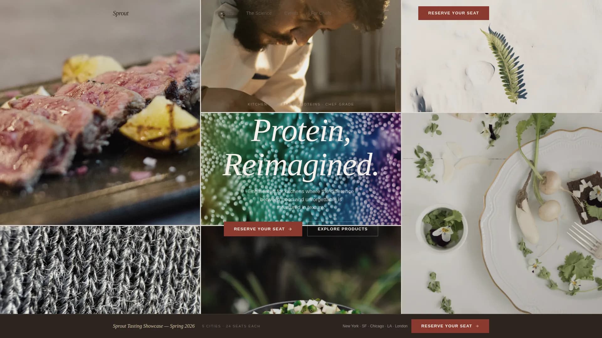 Verdant — Premium Protein Gallery Landing Page Template
