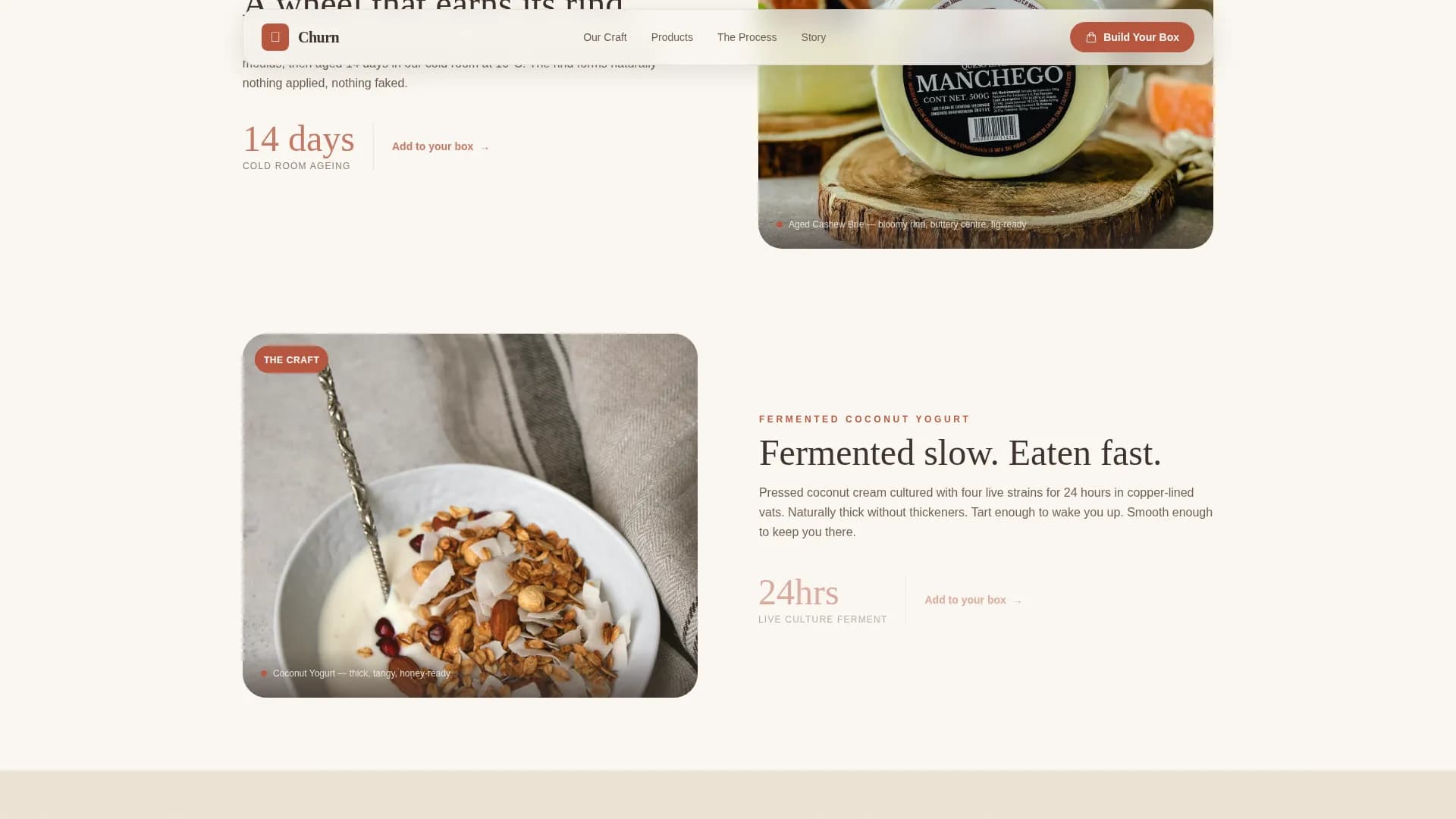 Lactose — Innovative Plant Dairy Landing Page Template