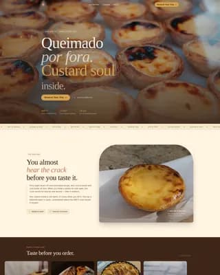 Pastel — Wood-Fired Bakery Landing Page Template