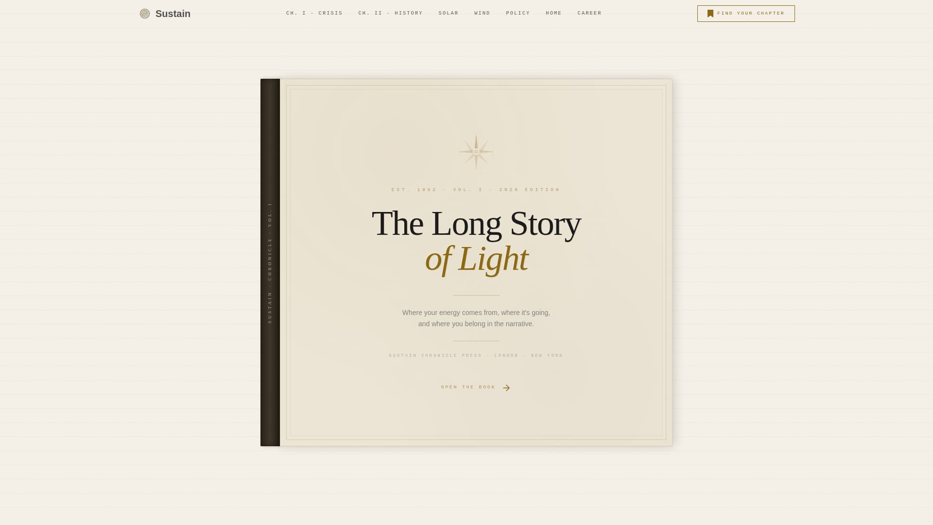 Sustain - Timeless Renewableenergy Landing Page Template