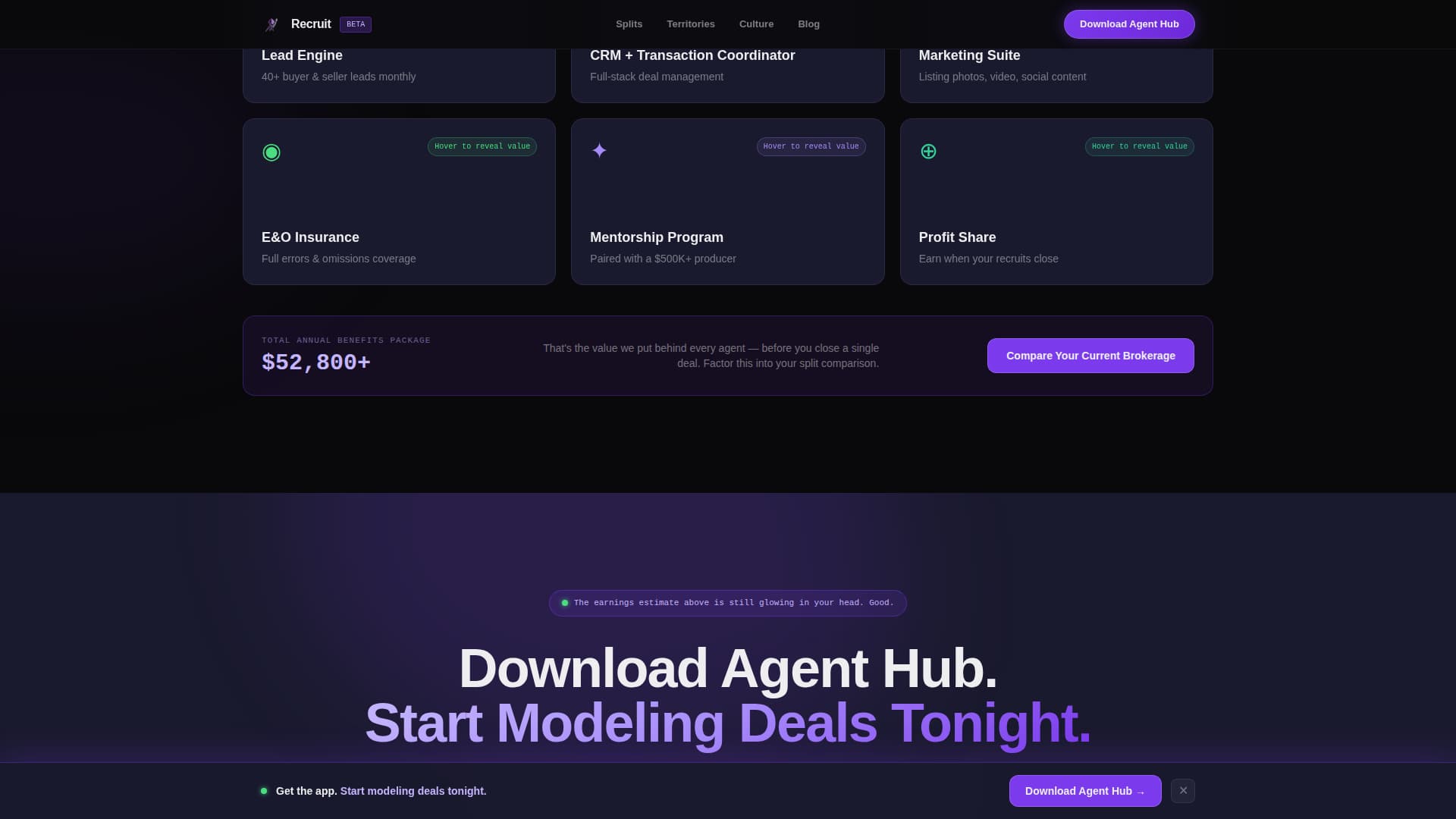 Real Estate Agency Careers Website Template