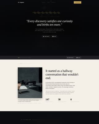 Wavelength — Compelling Science Podcast Landing Page Template