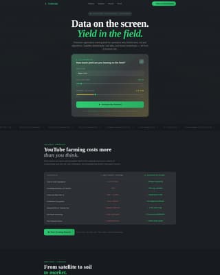 Cultivate — Smart Sustainable Farming Landing Page Template