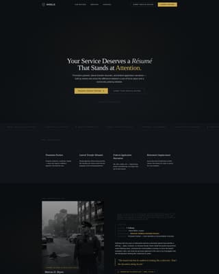 Shield - Authoritative Policeofficer Landing Page Template