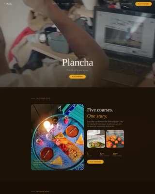 Grill — Elevated Private Chef Landing Page Template