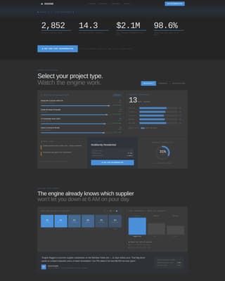 Forge — Powerful Construction AI Landing Page Template