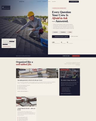 Statute - Authoritative Roofer Landing Page Template