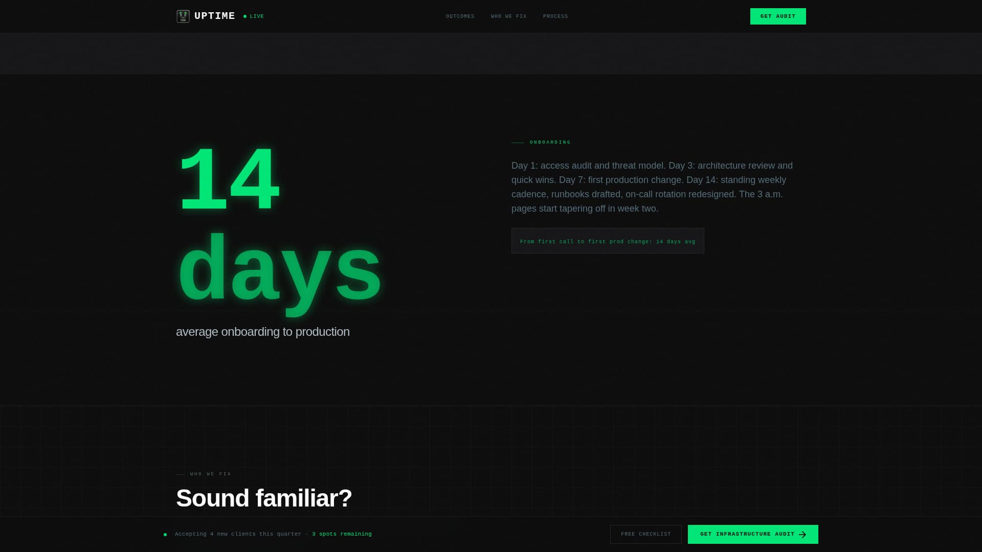 Monitor — Reliable IT Consulting Landing Page Template
