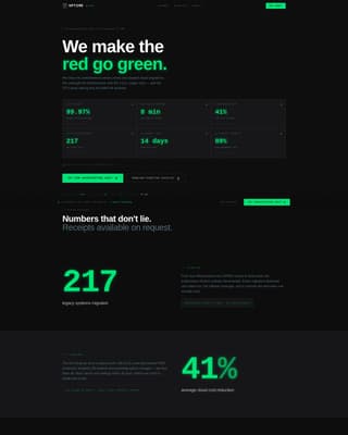 Monitor — Reliable IT Consulting Landing Page Template