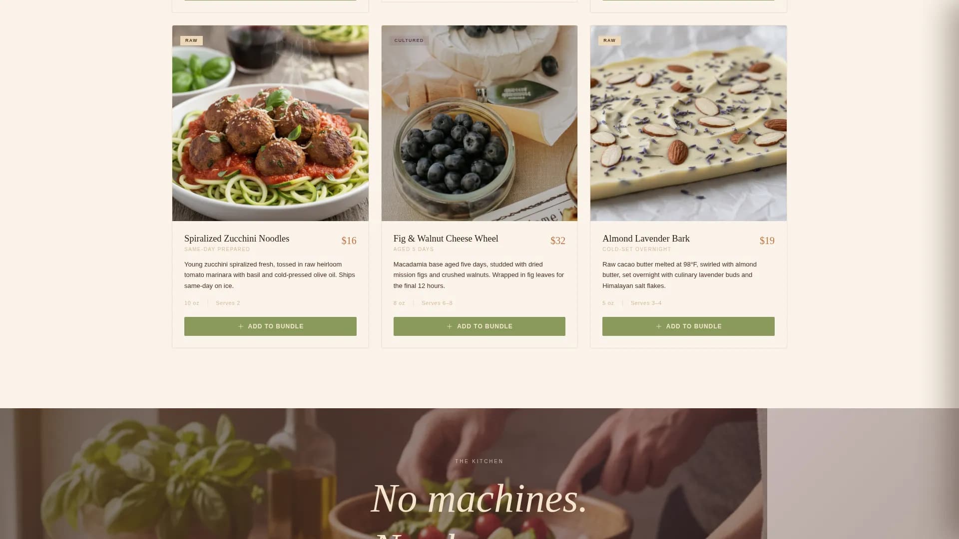 Harvest — Farm Fresh Raw Grocery Delivery Landing Page Template