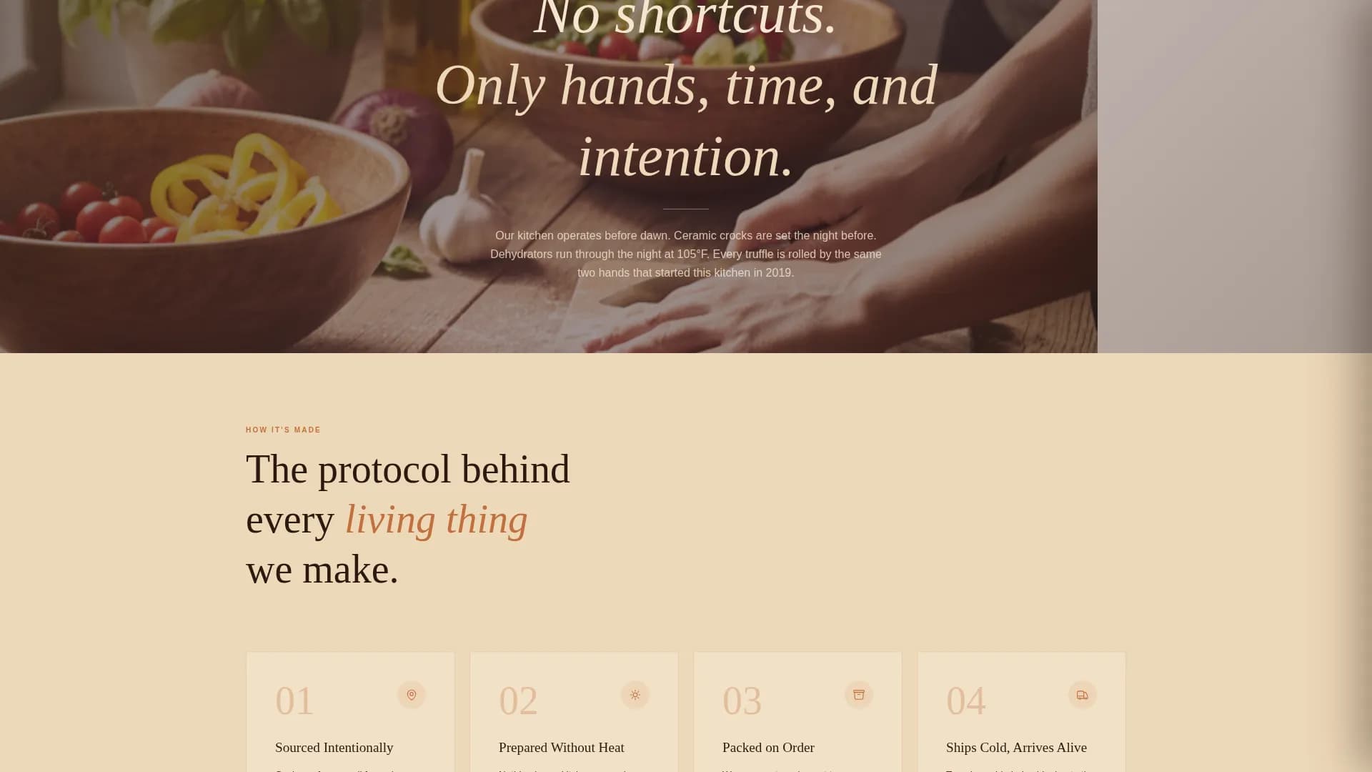 Harvest — Farm Fresh Raw Grocery Delivery Landing Page Template