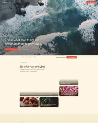 Harvest — Farm Grocery Landing Page Template