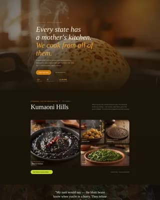 Plancha — Rustic Regional Kitchen Landing Page Template