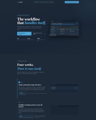 Docket - Powerful Legal Automation Landing Page Template