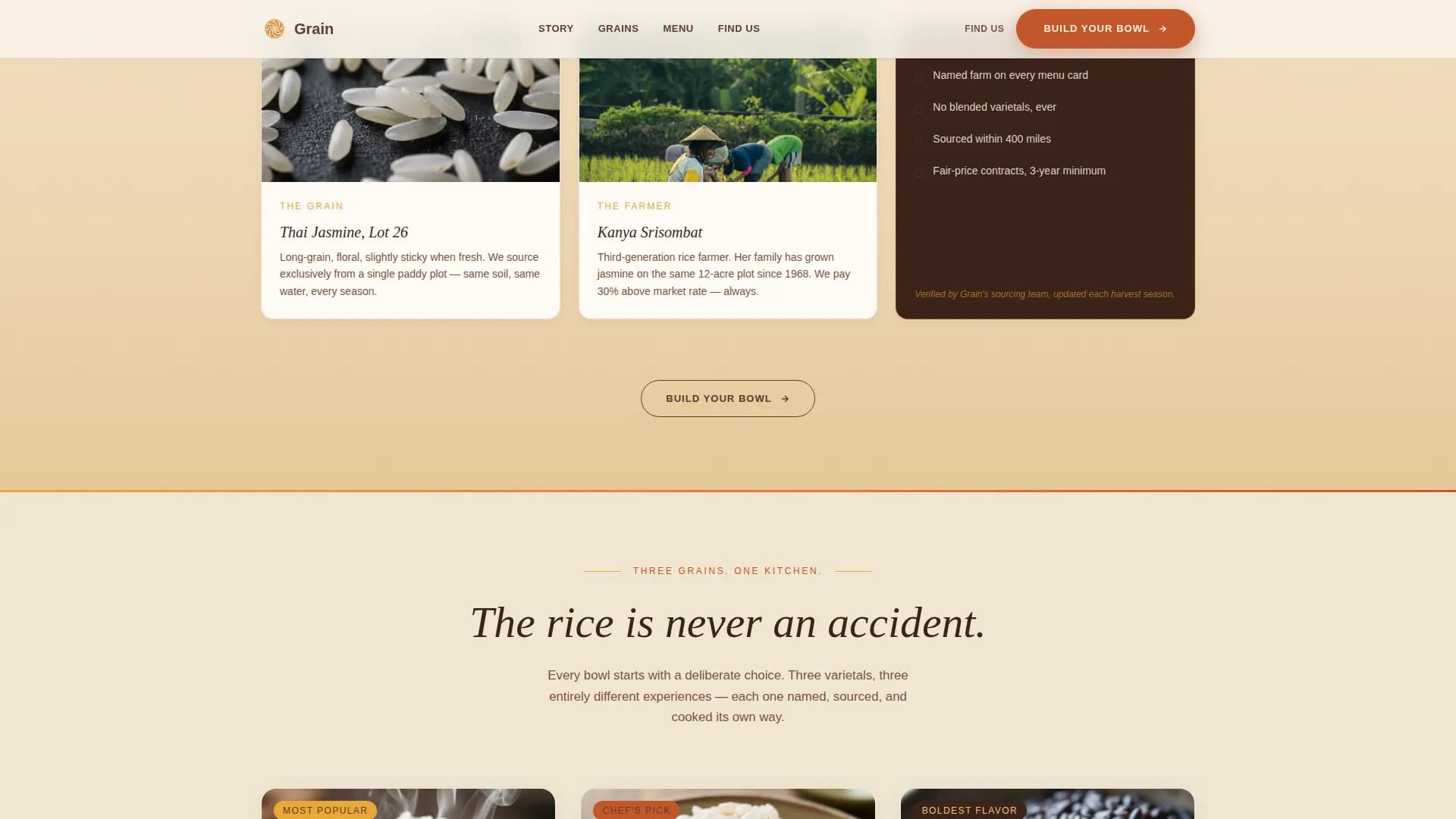 Harvest — Premium Asian Cuisine Landing Page Template