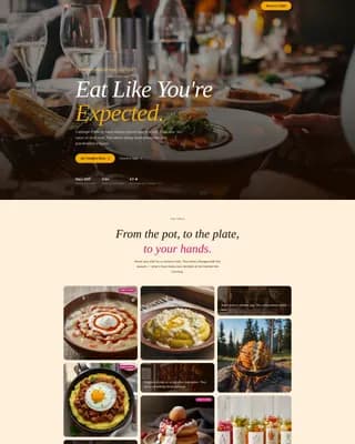 Sarmale - Handcrafted Romanian Dining Landing Page Template