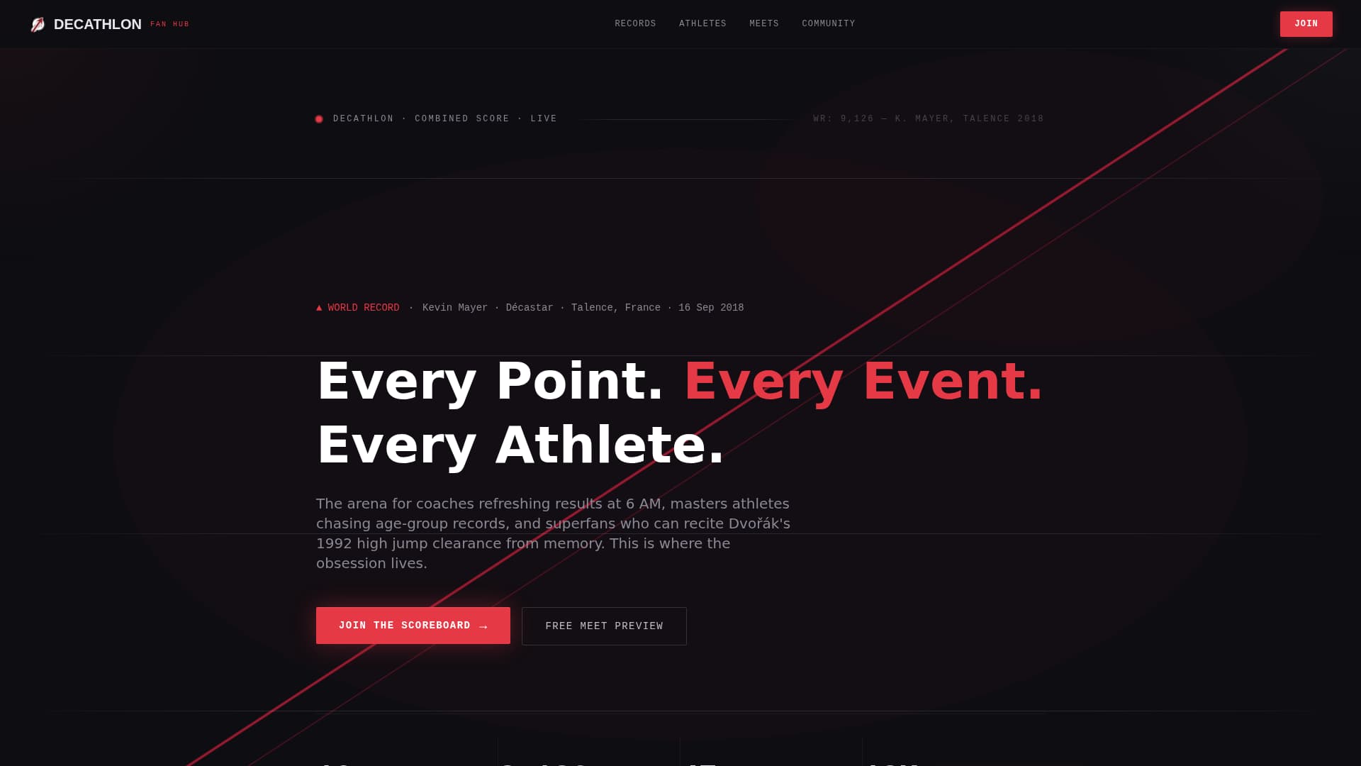 Triumph — Compelling Sports Competition Landing Page Template